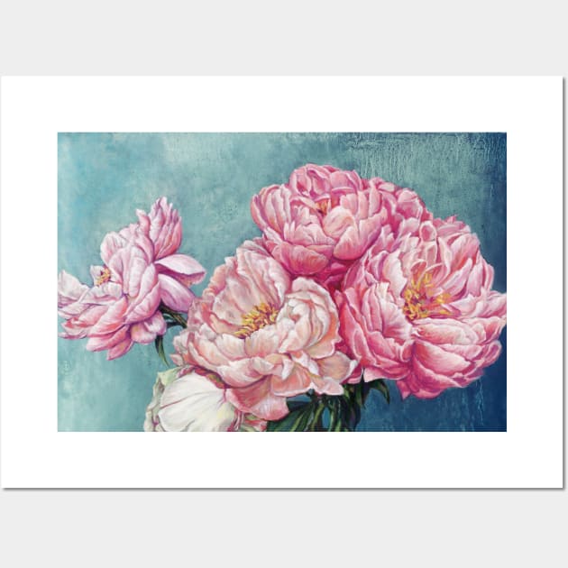 Peony Bouquet Wall Art by AVF